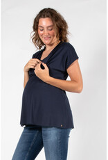 Love2Wait Love2Wait Top Nursing - plated - blauw - B999120 006