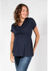Love2Wait Love2Wait Top Nursing - plated - blauw - B999120 006