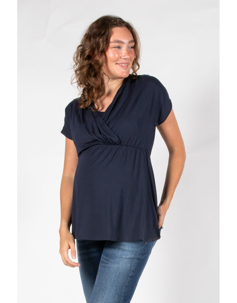 Love2Wait Love2Wait Top Nursing - plated - blauw - B999120 006