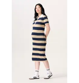 Noppies Noppies Zwangerschapsjurk met voedingsfunctie - Colored Block Stripe
