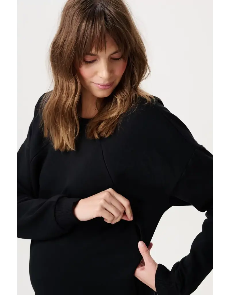 Noppies Noppies Sweater - nursing- Lesly - Zwart 30N0210 P090