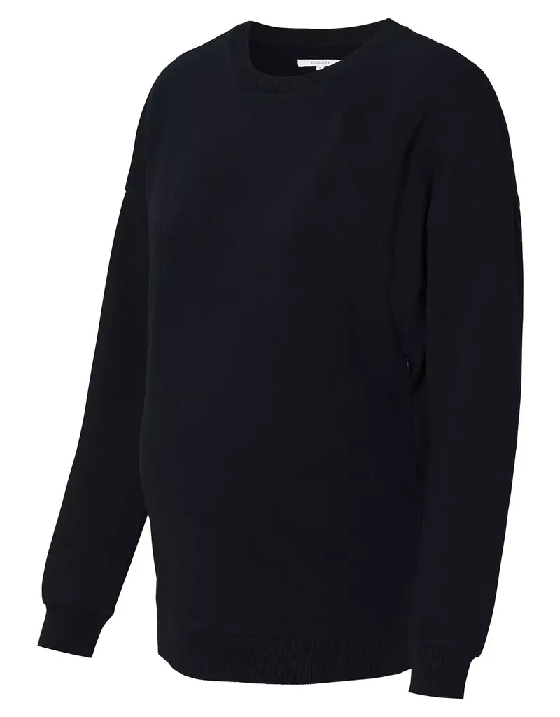 Noppies Noppies Sweater - nursing- Lesly - Zwart 30N0210 P090