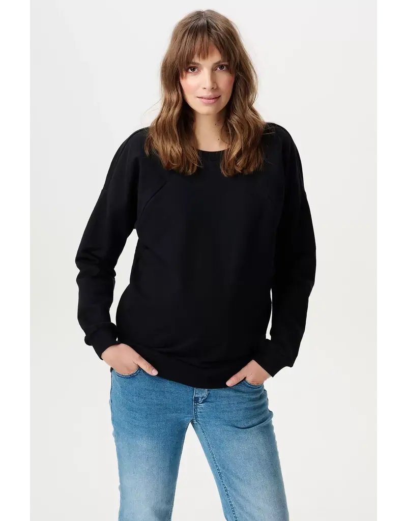 Noppies Noppies Sweater - nursing- Lesly - Zwart 30N0210 P090