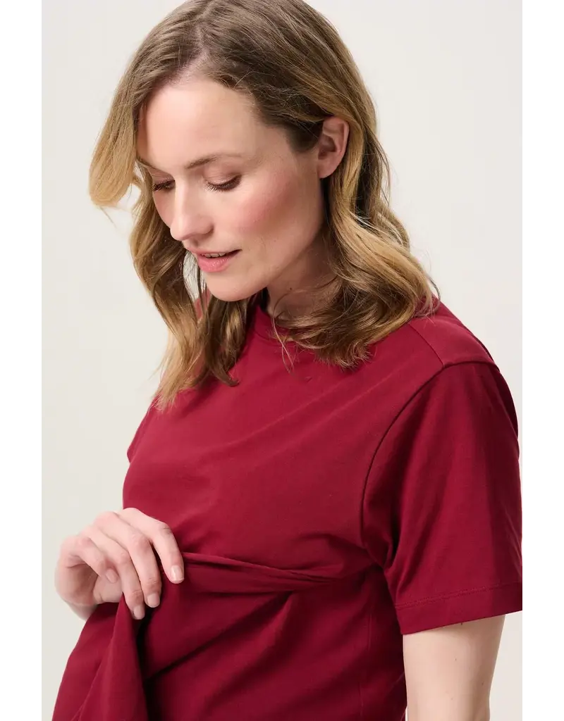 Noppies Noppies shirt - nursing - Ifke - Rood - 40N0010 N260