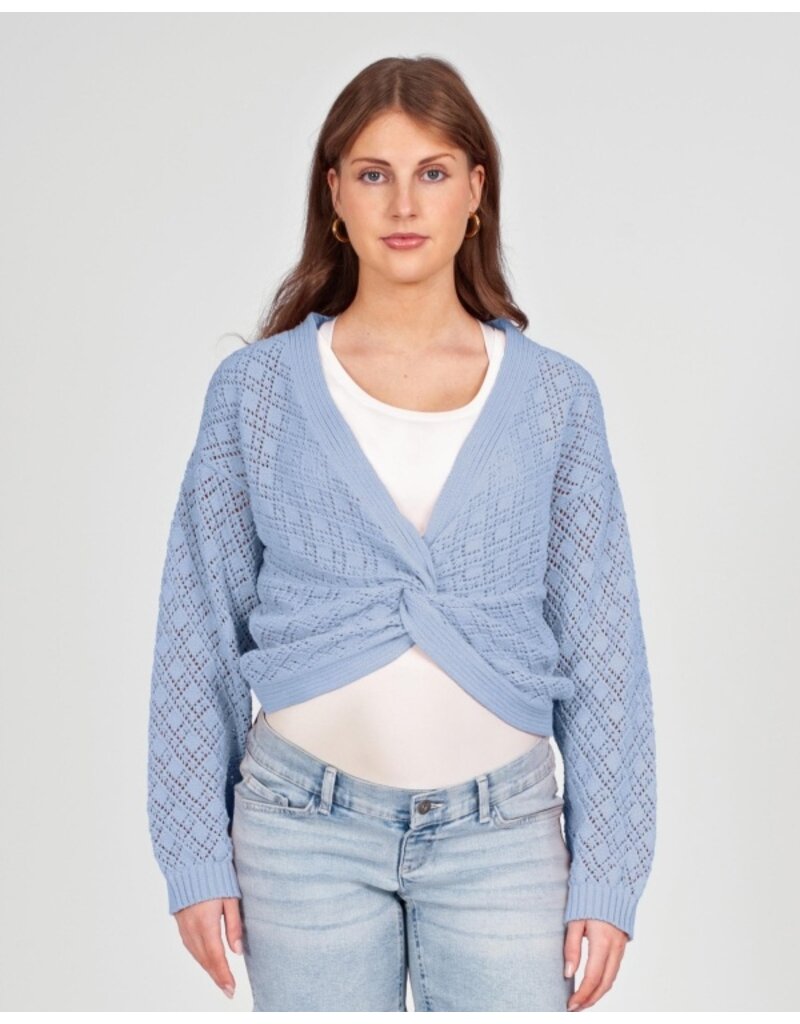 Love2Wait Love2Wait zwangerschapsvest - Zinzi - Blauw kleur- B999 Zinzi 7008