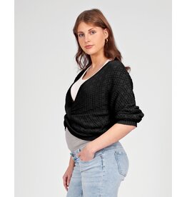 Love2Wait Love2Wait zwangerschapsvest - Zinzi - Zwart