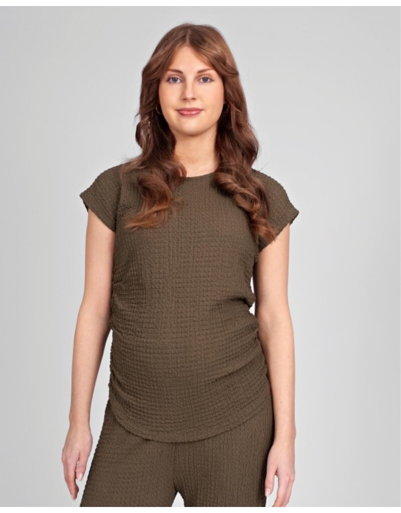 Love2Wait Love2Wait Shirt - Olijf groen- B999 Zina 6005