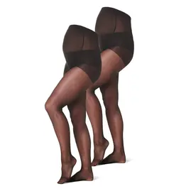 Noppies Noppies zwangerschapspanty 20 denier zwart 2-pack