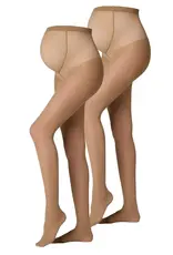 Noppies Noppies panty 20 denier huidskleur - 2-pack 60n4517 2460