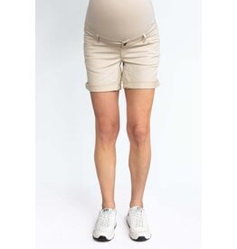Love2Wait Love2Wait zwangerschap short | Cotton | sand beige