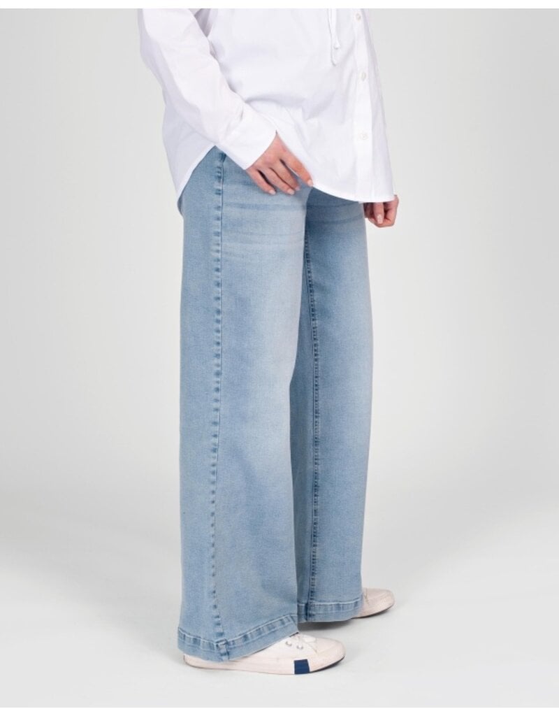 Love2Wait Love2Wait Jeans | Wide Leg L32 | Light wash | B999 Jill 020