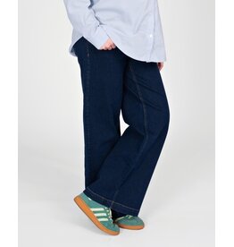 Love2Wait Love2Wait zwangerschapsjeans Jill | Wide Leg L32 | Dark Wash