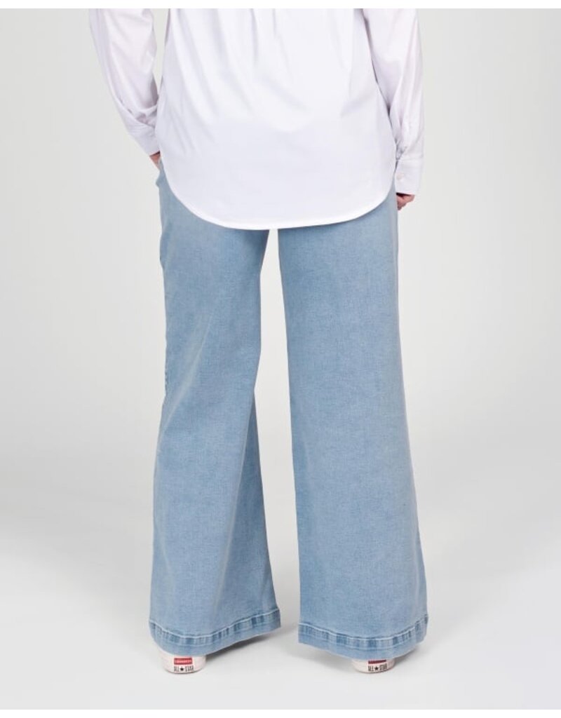 Love2Wait Love2Wait Jeans | Wide Leg L34 | Light wash | B999 Jill 020
