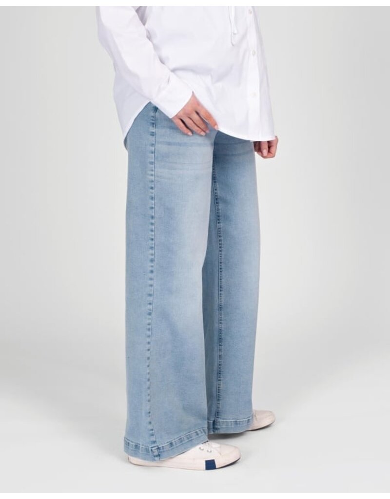 Love2Wait Love2Wait Jeans | Wide Leg L34 | Light wash | B999 Jill 020
