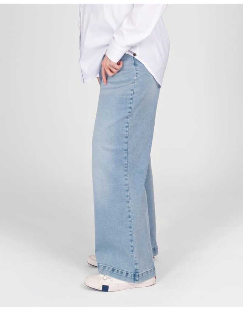 Love2Wait Love2Wait Jeans | Wide Leg L34 | Light wash | B999 Jill 020