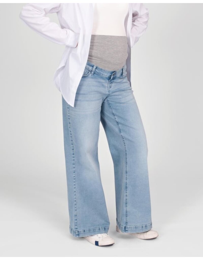 Love2Wait Love2Wait Jeans | Wide Leg L34 | Light wash | B999 Jill 020
