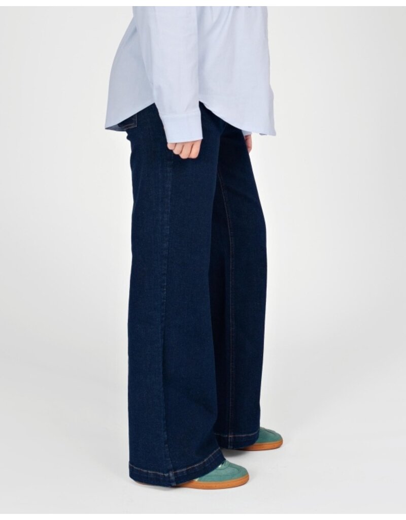 Love2Wait Love2Wait Jeans | Wide Leg L34 | Dark wash | B999 Jill 022