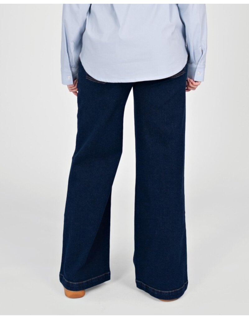Love2Wait Love2Wait Jeans | Wide Leg L34 | Dark wash | B999 Jill 022