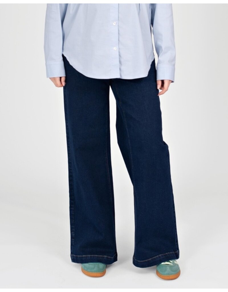 Love2Wait Love2Wait Jeans | Wide Leg L34 | Dark wash | B999 Jill 022
