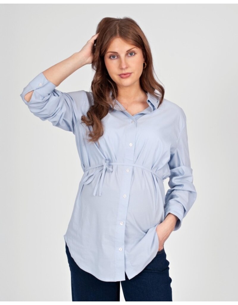 Love2Wait Love2Wait Blouse Zoela | B999 zoela 7008 light blue