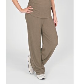 Love2Wait Love2Wait zwangerschapsbroek  wide - Zofia - Taupe beige