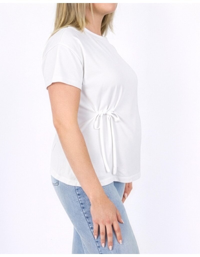 Love2Wait Love2Wait Shirt knot - Zuria - wit - B999 Zuria 1000 wit