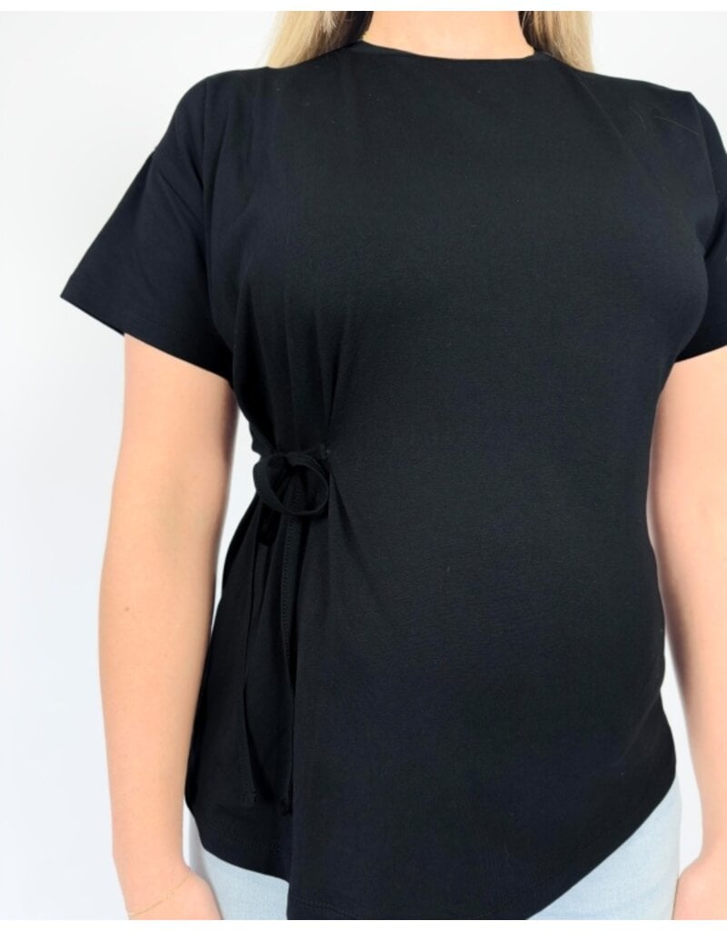 Love2Wait Love2Wait Shirt knot - Zuria - zwart - B999 Zuria 9000 zwart
