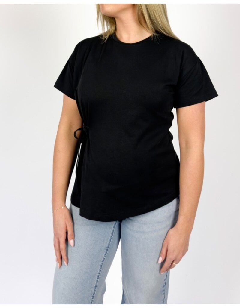 Love2Wait Love2Wait Shirt knot - Zuria - cream - B999 Zuria 1003 beige wit