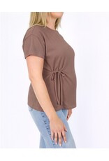 Love2Wait Love2Wait Shirt knot - Zuria - Taupe - B999 Zuria 1010 Taupe