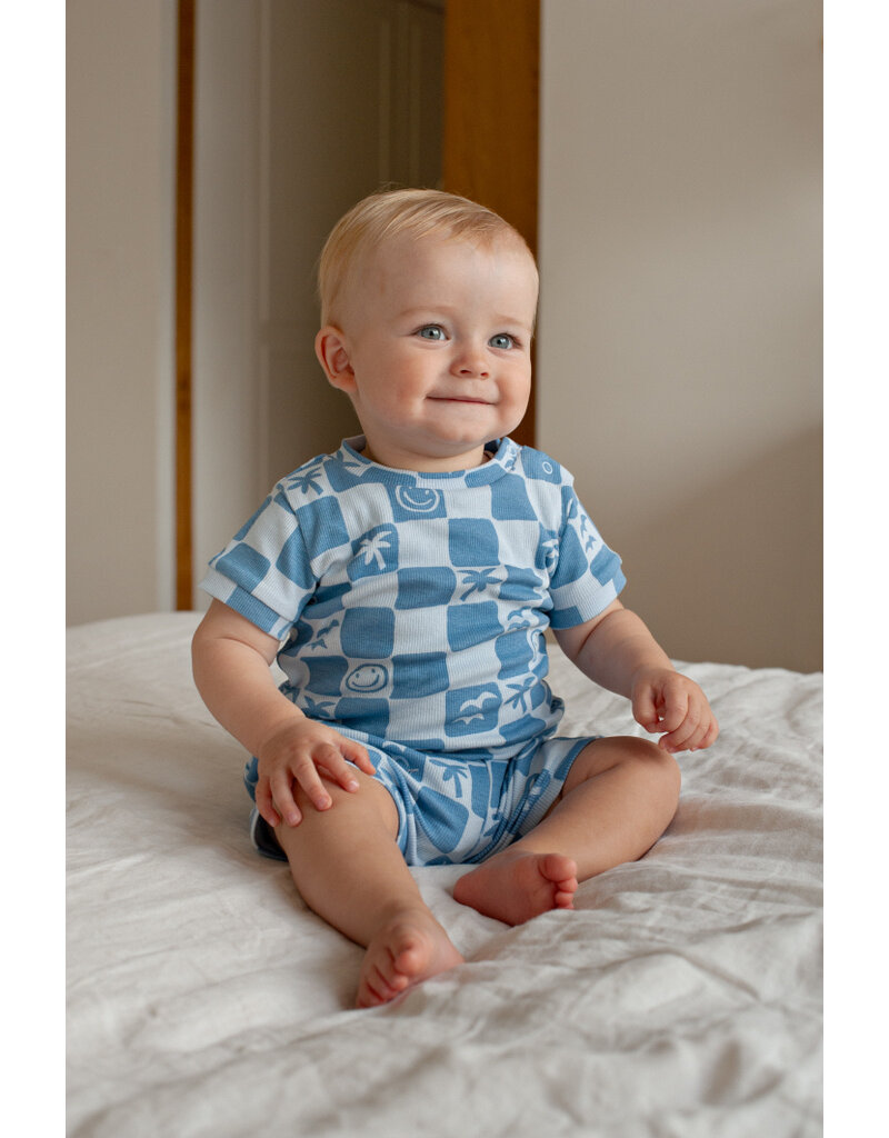 Feetje Baby Feetje Shortama - Chase Check - pyjama Premium Summerwear