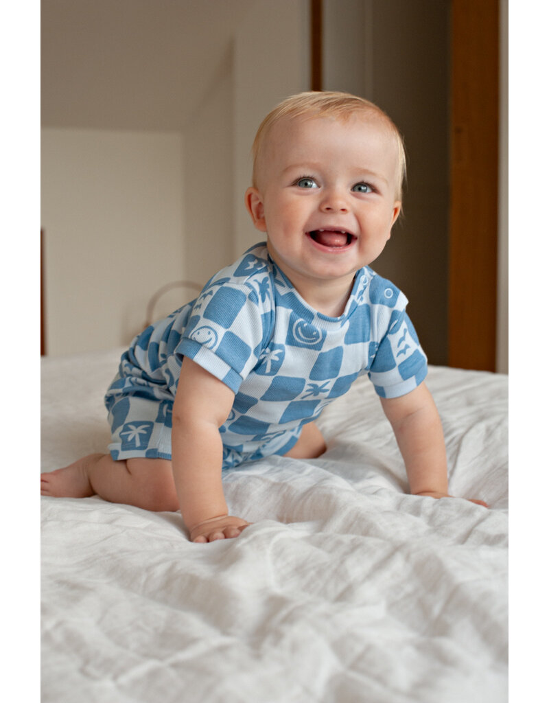 Feetje Baby Feetje Shortama - Chase Check - pyjama Premium Summerwear