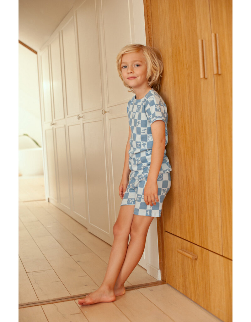 Feetje Baby Feetje Shortama - Chase Check - pyjama Premium Summerwear