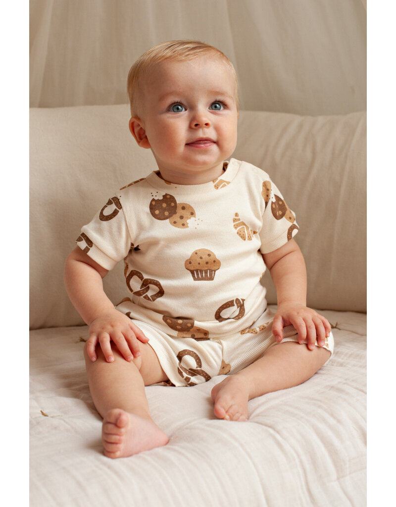 Feetje Baby Feetje Shortama - Cosy Crumbs - pyjama Premium Summerwear