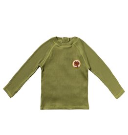 Salted Stories Salted Stories | Zwemshirt | Solid rib | Iguana Groen