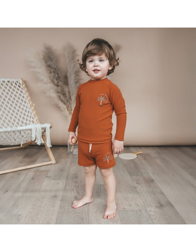 Salted Stories Salted Stories | Zwemshirt | Solid | Bombay Brown
