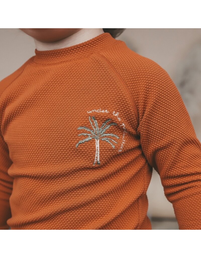 Salted Stories Salted Stories | Zwemshirt | Solid | Bombay Brown