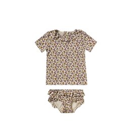 Salted Stories Salted Stories - Zwempak Set Shirt en Broekje - Sparkly Flower