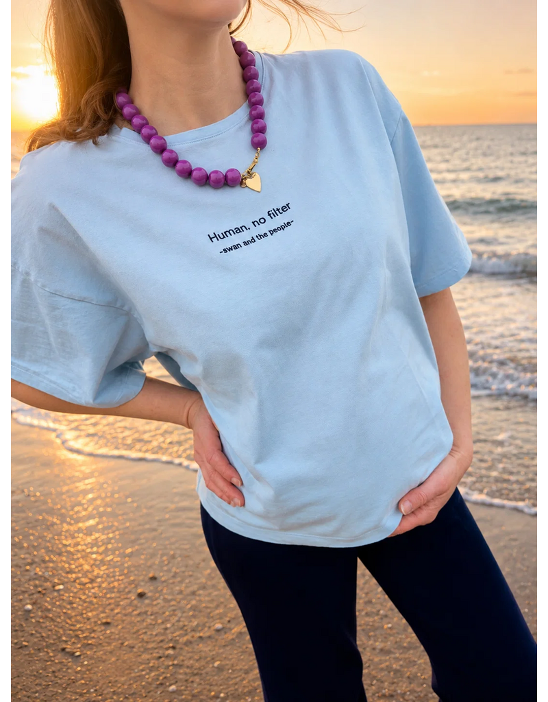 Swan and the People Swan and the People - Boxy t-shirt Human, no filter