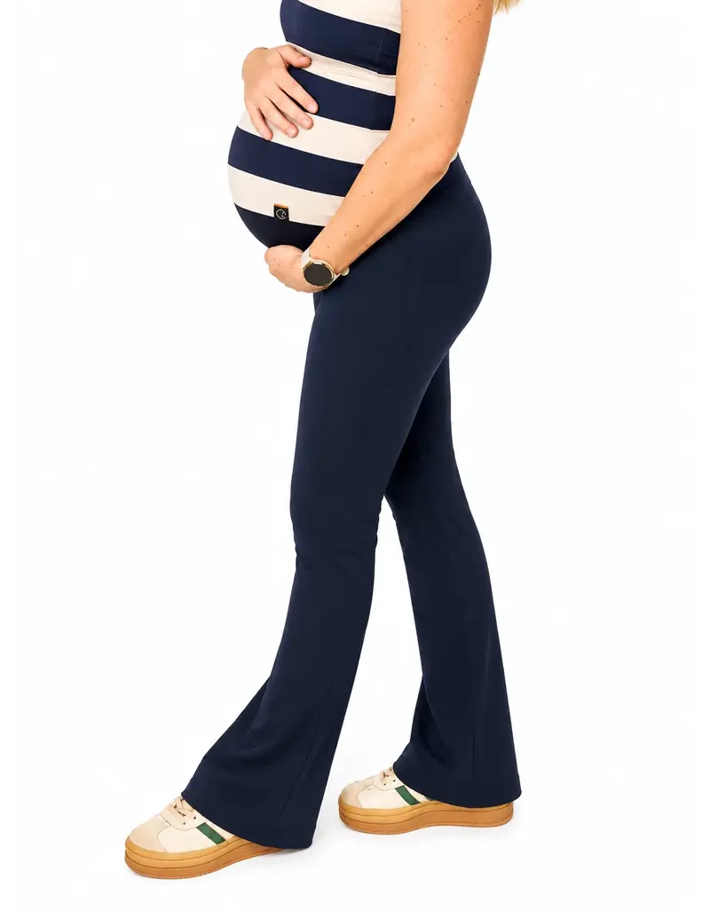 Swan and the People Swan and the People - Flared Pants Blauw