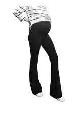 Swan and the People Swan and the People - Flared Pants Zwart