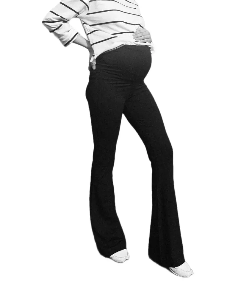 Swan and the People Swan and the People - Flared Pants Zwart