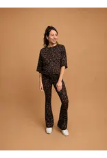 Swan and the People Swan and the People - Shirt 3/4 mouw Leopard bruin