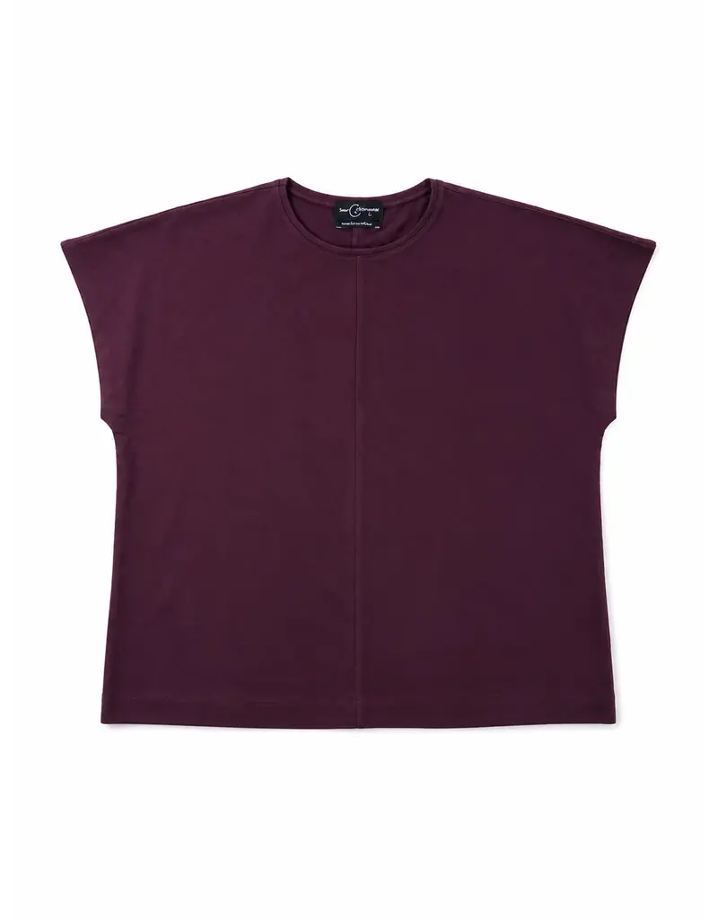 Swan and the People Swan and the People - Shirt korte mouw - Burgundy