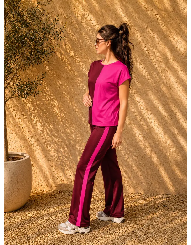 Swan and the People Swan and the People - Shirt Colorblock - Burgundy