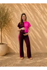 Swan and the People Swan and the People - Shirt Colorblock - Burgundy