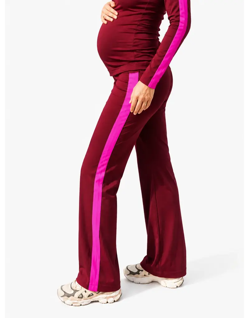 Swan and the People Swan and the People - Wide pants - sideseam - Burgundy