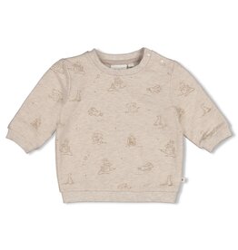 Feetje Baby Feetje baby sweater - The Cuddle Company - taupe