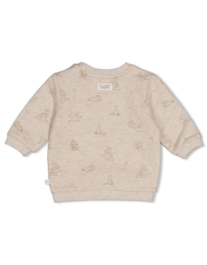 Feetje Baby Feetje baby sweater - The Cuddle Company - taupe - 51602775