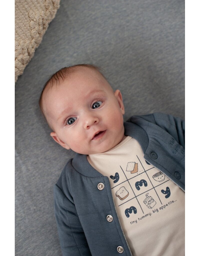 Feetje Baby Feetje jongen jasje - Breakfast Buddy - Blauw - 51300564