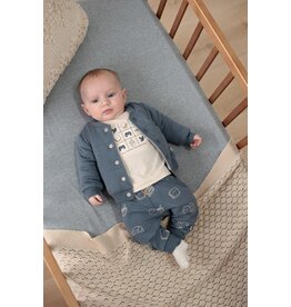 Feetje Baby Feetje babyjasje jongen - Breakfast Buddy - Blauw
